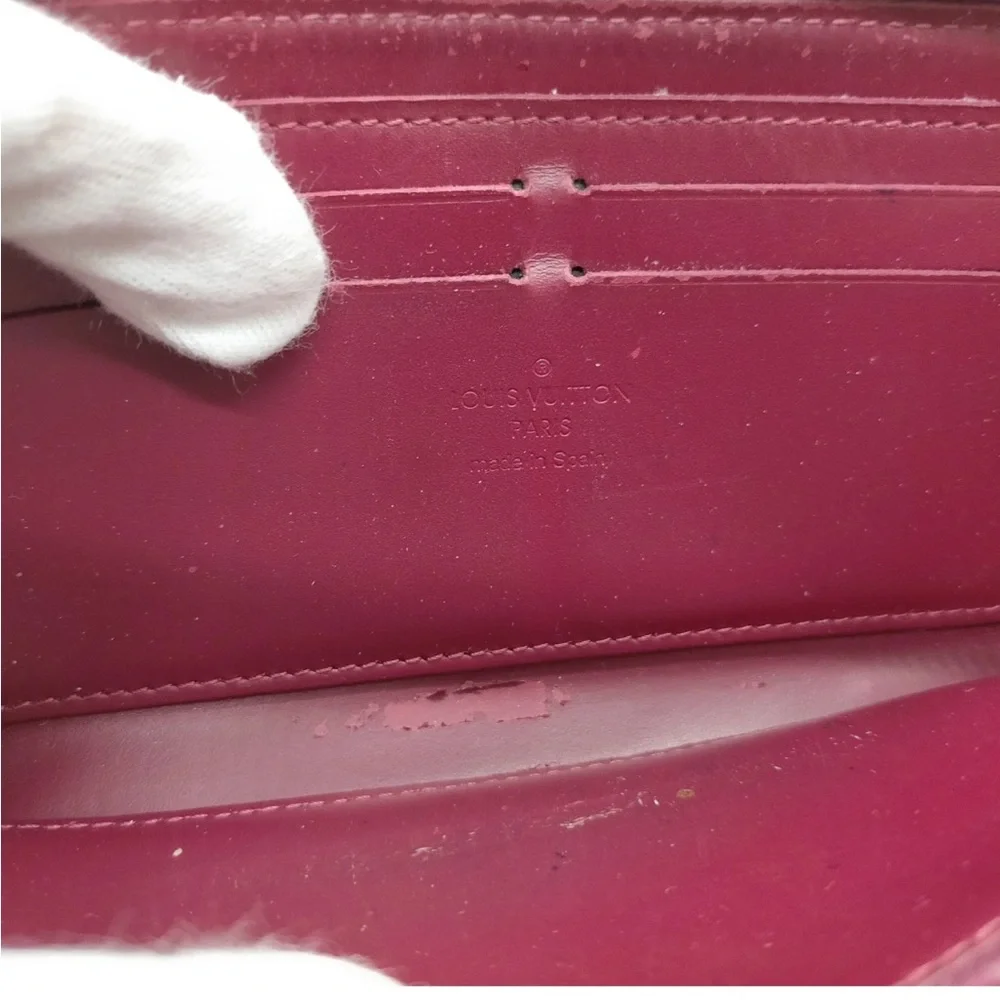 Louis Vuitton Cherry Red Embossed Wallet